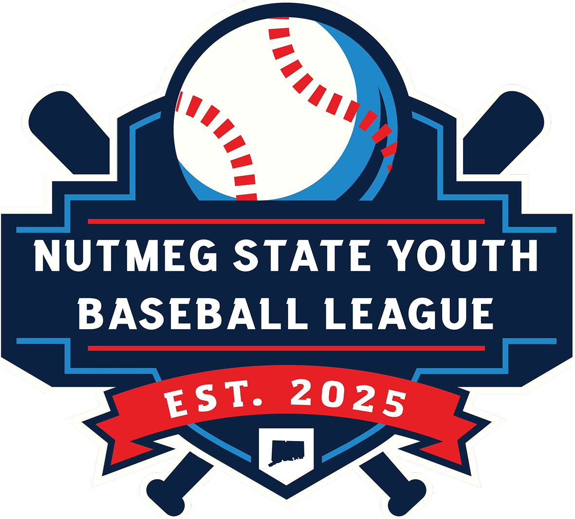 Nutmeg State Youth Baseball League Logo